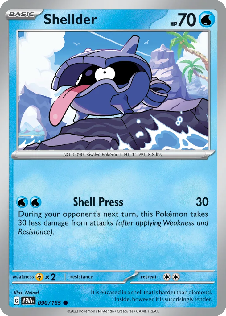 Shellder (MEW 090) – 151 – Normal