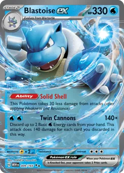 Blastoise ex • 151 • Normal