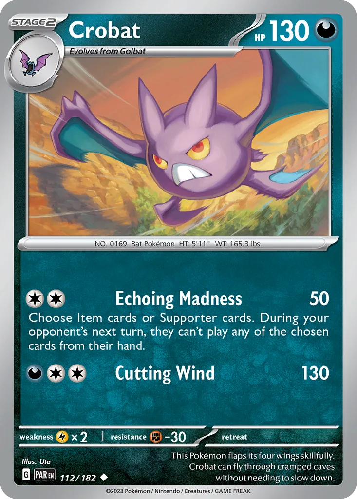 Crobat (PAR 112) – Paradox Rift – Normal