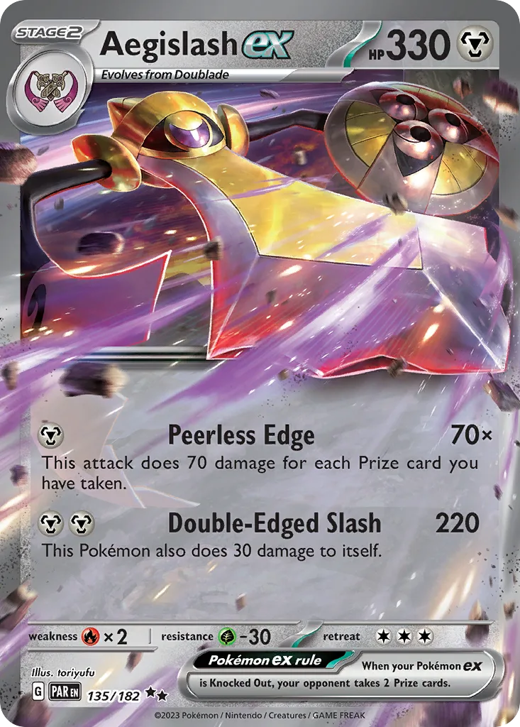Aegislash ex (PAR 135) – Paradox Rift – Normal