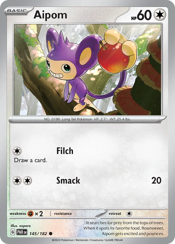 Aipom (PAR 145) – Paradox Rift – Normal