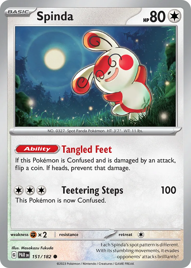 Spinda (PAR 151) – Paradox Rift – Normal