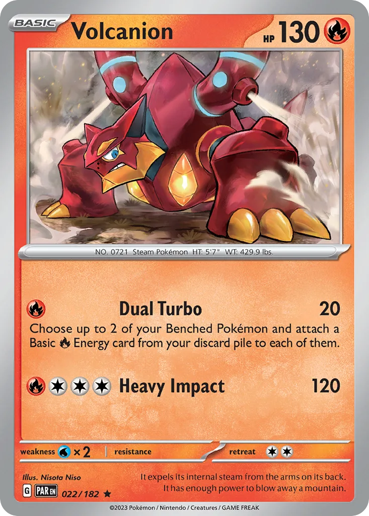 Volcanion - HOLO (PAR 022) – Paradox Rift – Normal