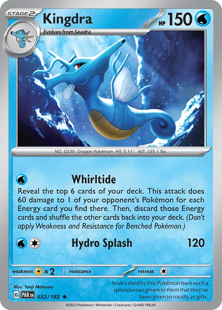 Kingdra - HOLO (PAR 032) – Paradox Rift – Normal