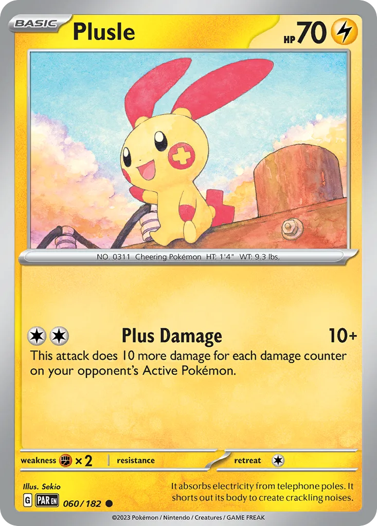 Plusle (PAR 060) – Paradox Rift – Normal