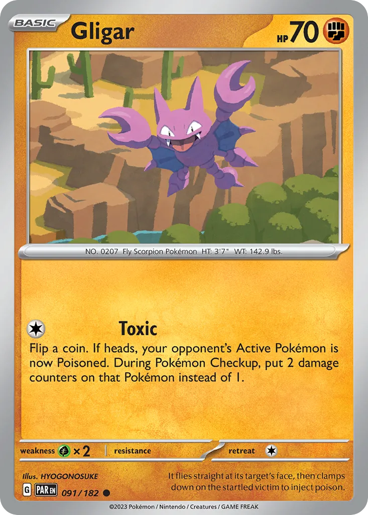 Gligar (PAR 091) – Paradox Rift – Normal