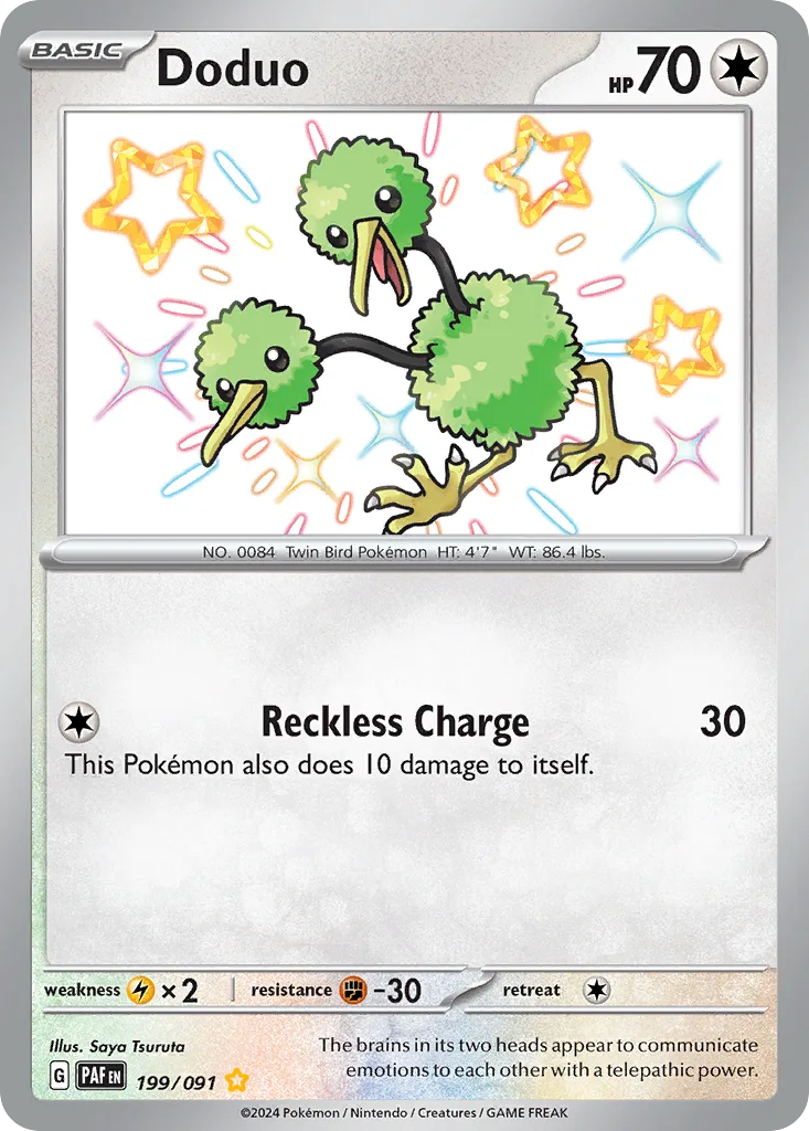 Doduo (PAF 199) – Paldean Fates – Normal