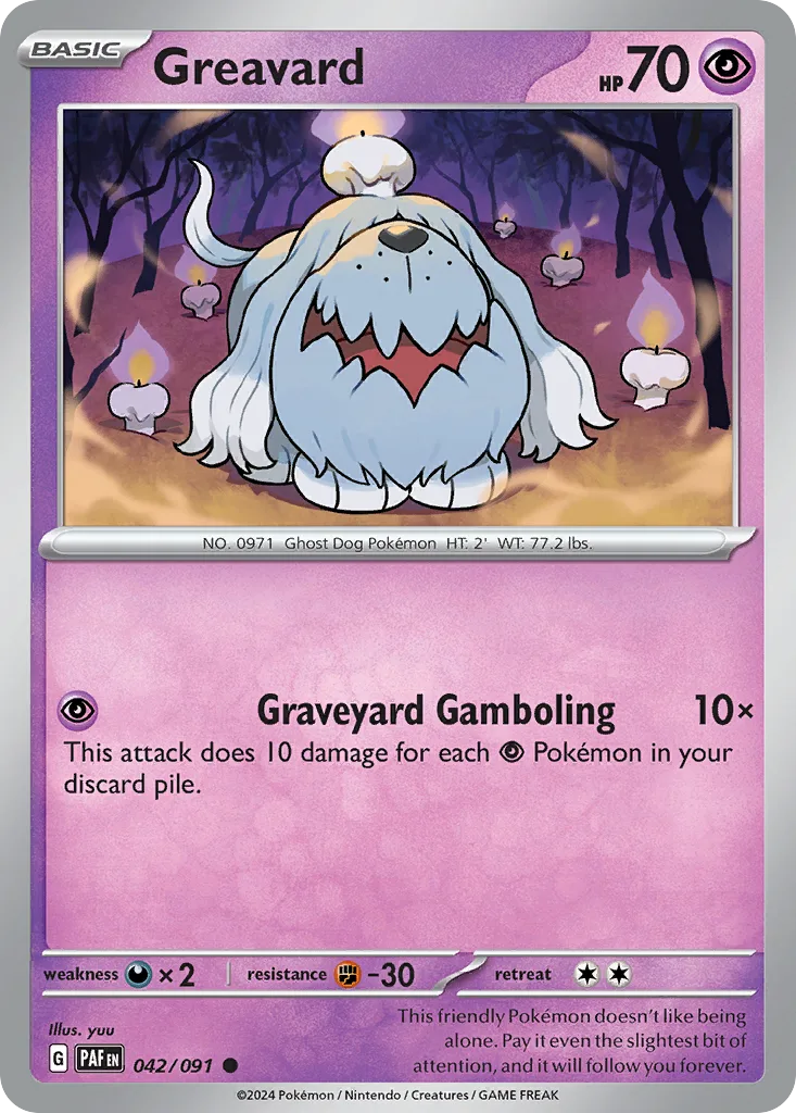 Greavard (PAF 042) – Paldean Fates – Normal