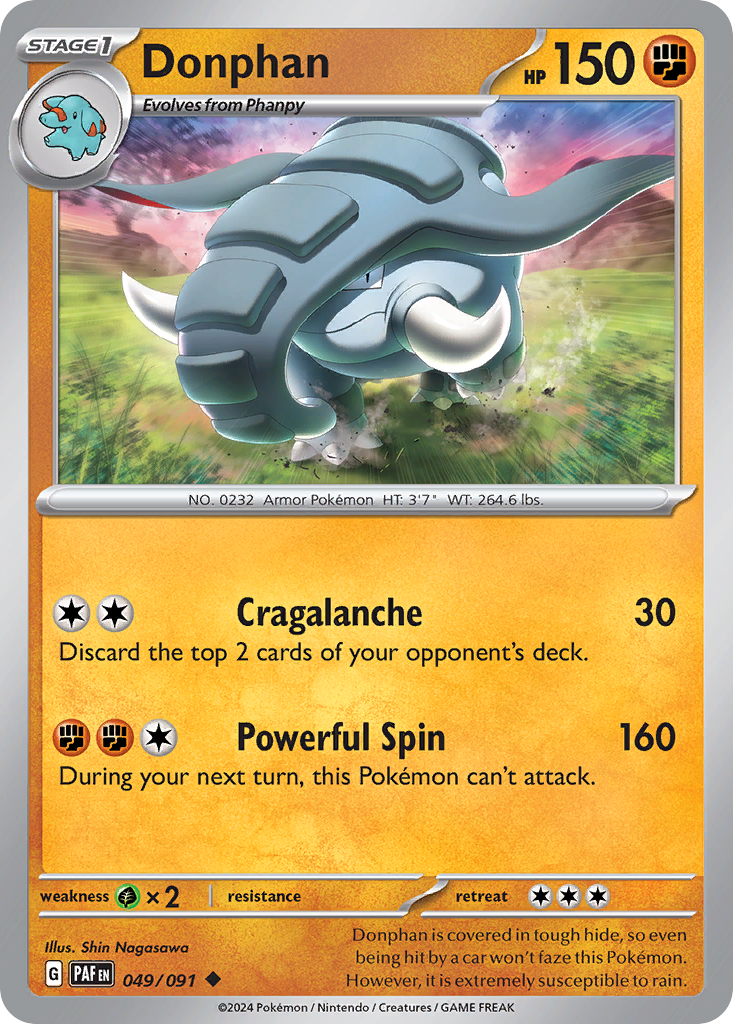 Donphan (PAF 049) – Paldean Fates – Normal