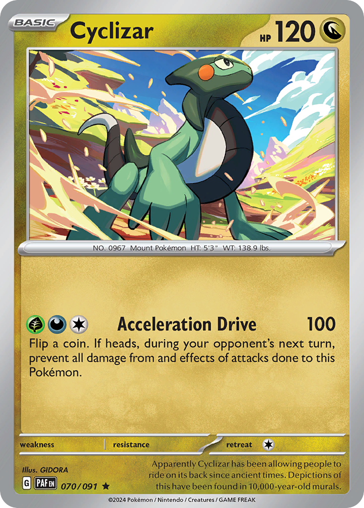 Cyclizar - HOLO (PAF 070) – Paldean Fates – Normal