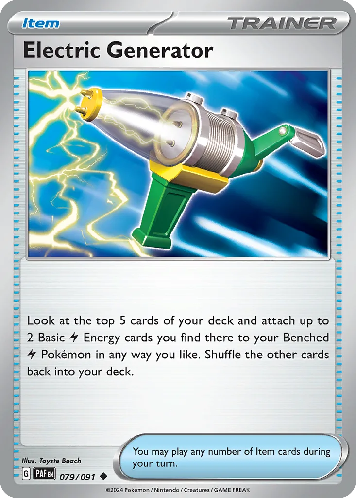 Electric Generator (PAF 079) – Paldean Fates – Normal