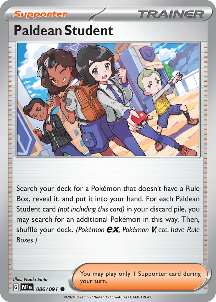 Paldean Student (PAF 086) – Paldean Fates – Normal