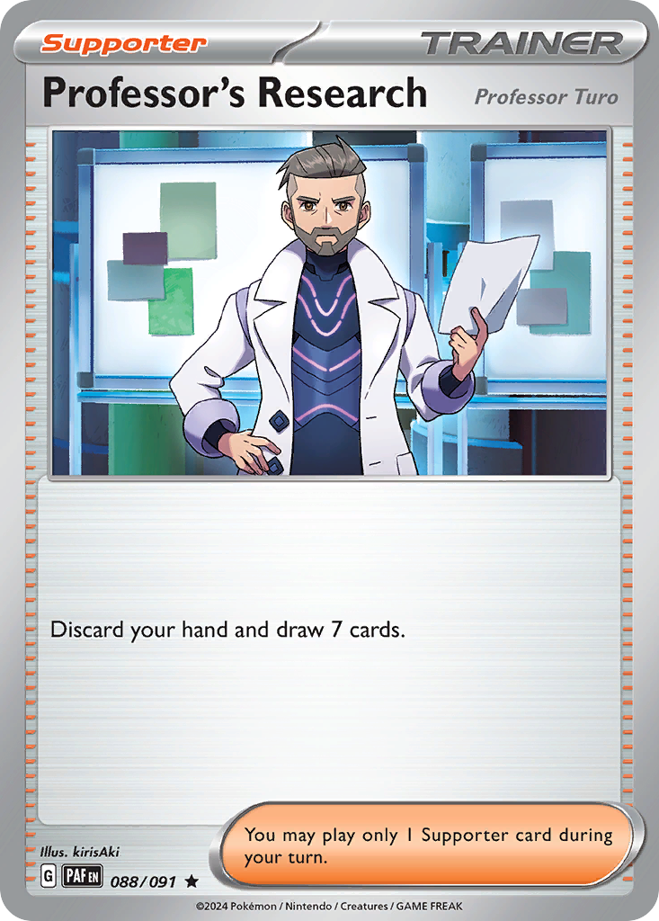 Professor's Research - HOLO (PAF 088) – Paldean Fates – Normal