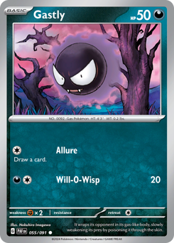 Gastly • Paldean Fates • Reverse Holo