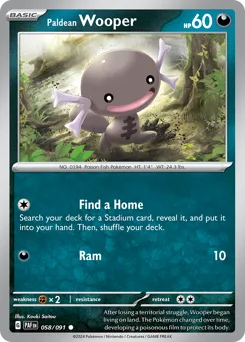 Paldean Wooper • Paldean Fates • Normal