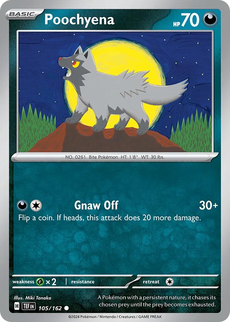 Poochyena (TEF 105) – Temporal Forces – Normal