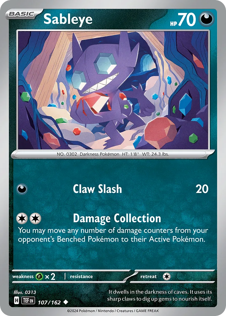 Sableye (TEF 107) – Temporal Forces – Normal