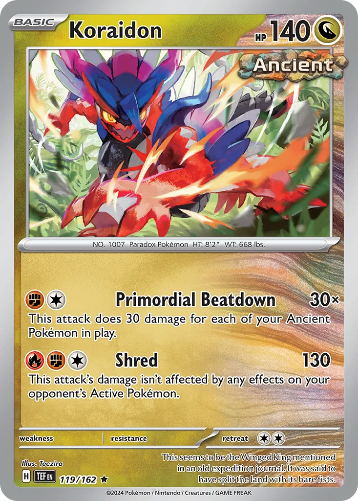 Koraidon - HOLO (TEF 119) – Temporal Forces – Normal