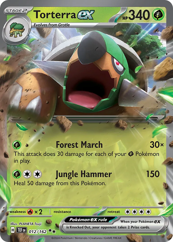 Torterra ex (TEF 012) – Temporal Forces – Normal