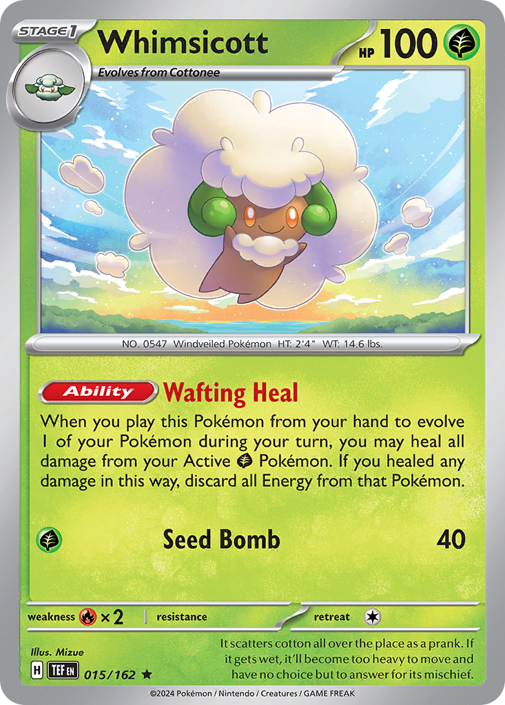 Whimsicott - HOLO (TEF 015) – Temporal Forces – Normal