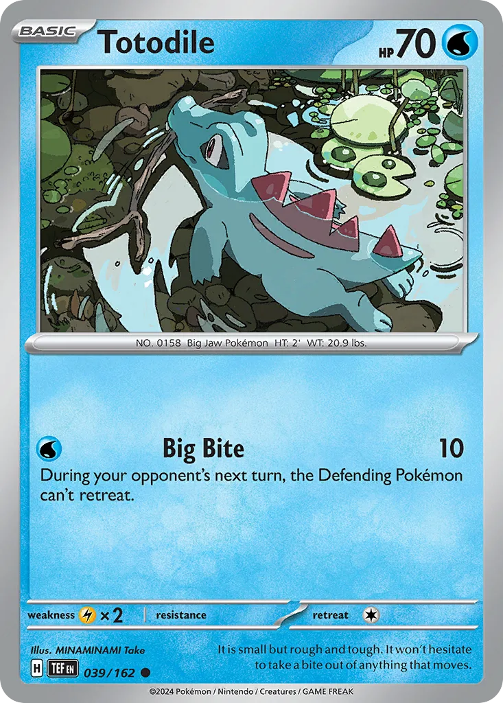 Totodile (TEF 039) – Temporal Forces – Normal