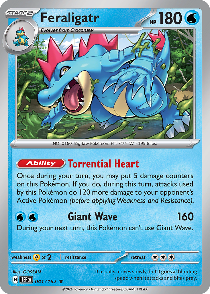 Feraligatr - HOLO (TEF 041) – Temporal Forces – Normal