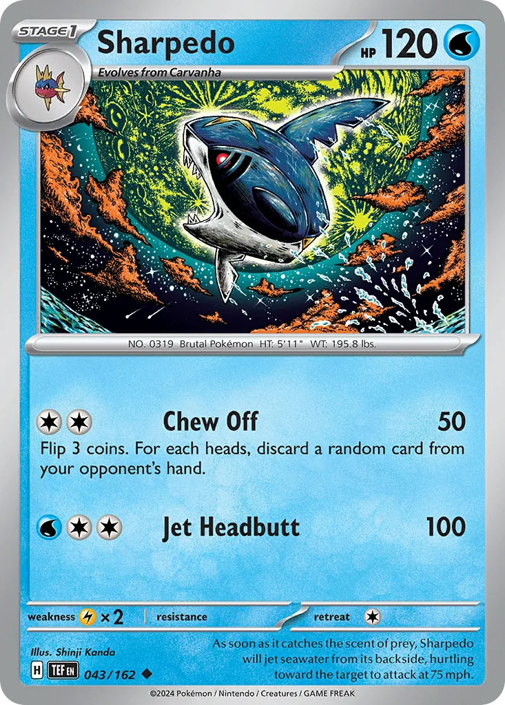 Sharpedo (TEF 043) – Temporal Forces – Normal