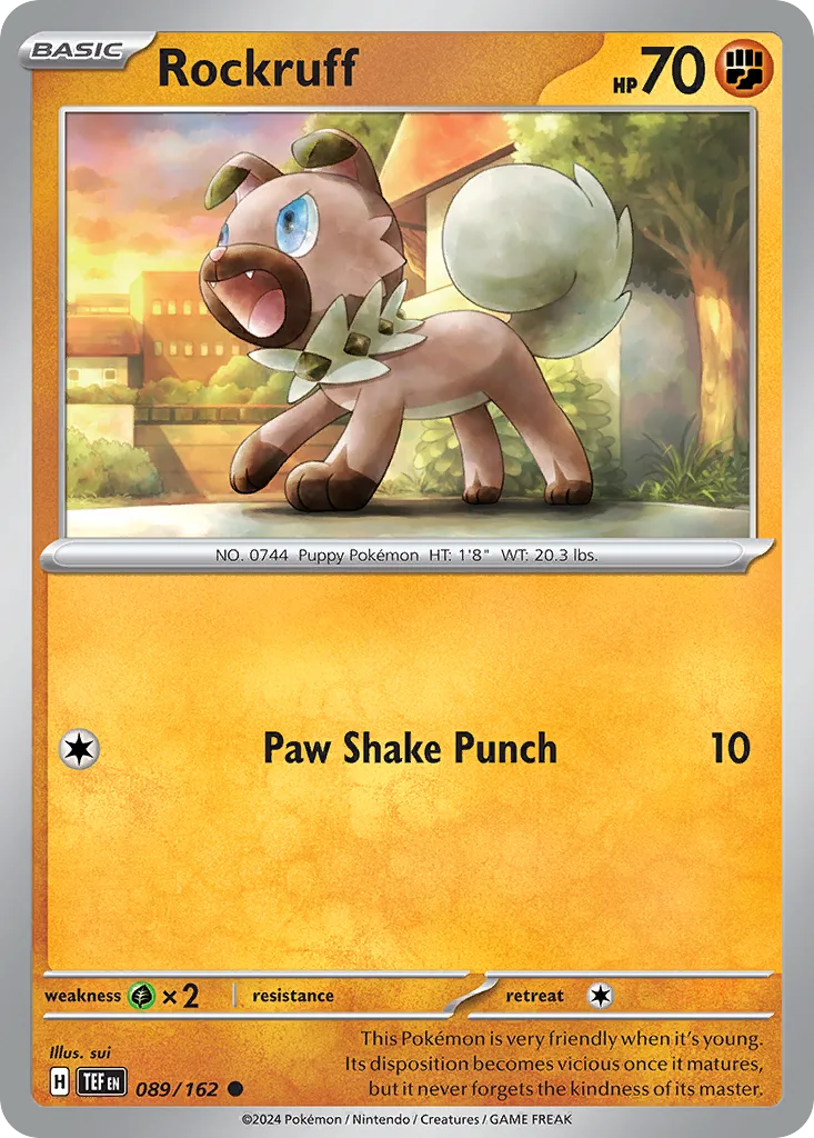 Rockruff (TEF 089) – Temporal Forces – Normal