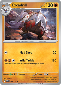 Excadrill – Temporal Forces – Reverse Holo