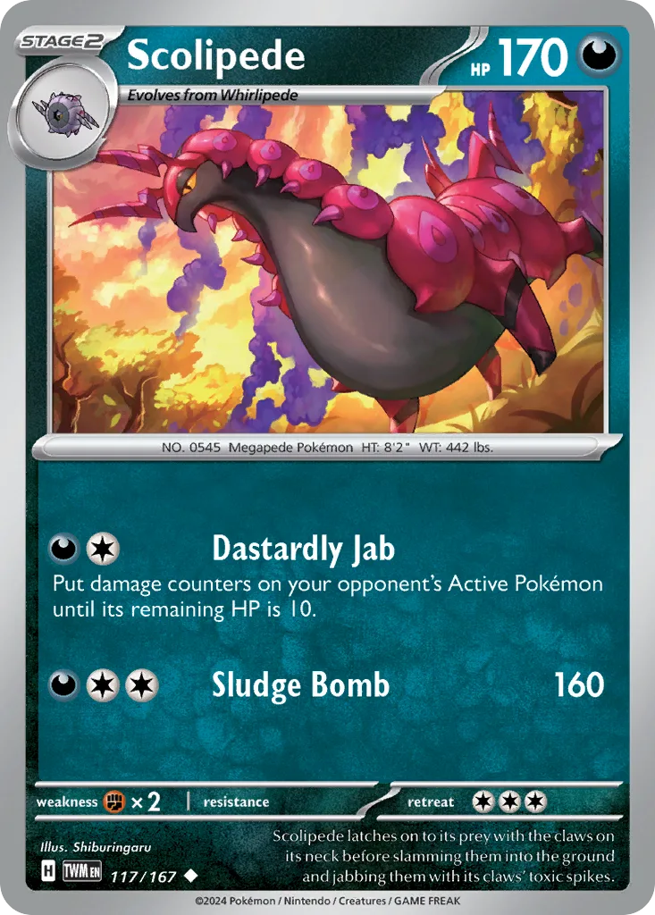 Scolipede (TWM 117) – Twilight Masquerade – Normal