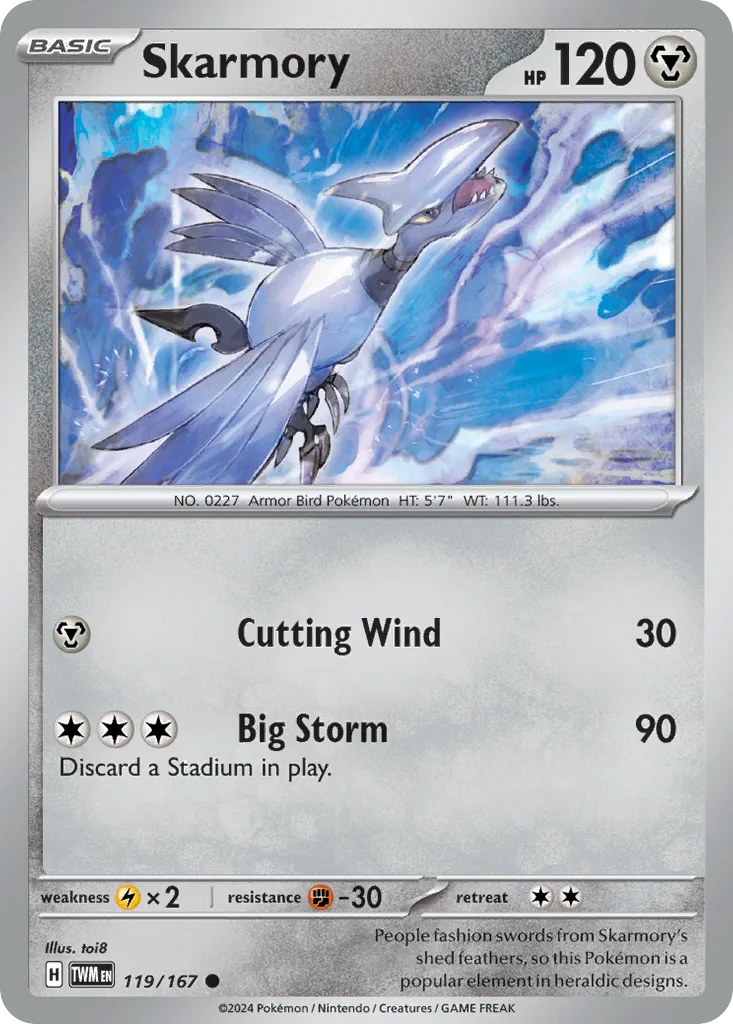 Skarmory (TWM 119) – Twilight Masquerade – Normal