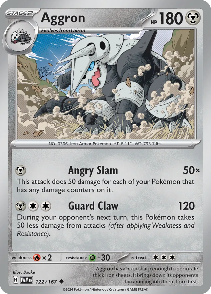 Aggron (TWM 122) – Twilight Masquerade – Normal