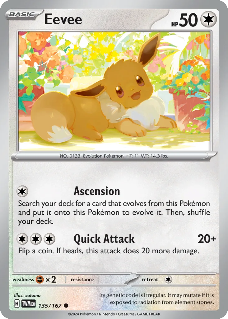 Eevee (TWM 135) – Twilight Masquerade – Normal