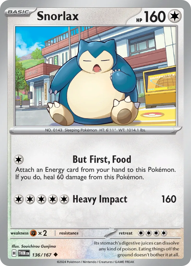 Snorlax (TWM 136) – Twilight Masquerade – Normal