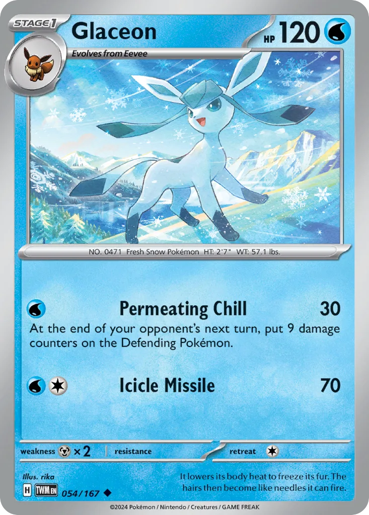 Glaceon (TWM 054) – Twilight Masquerade – Normal
