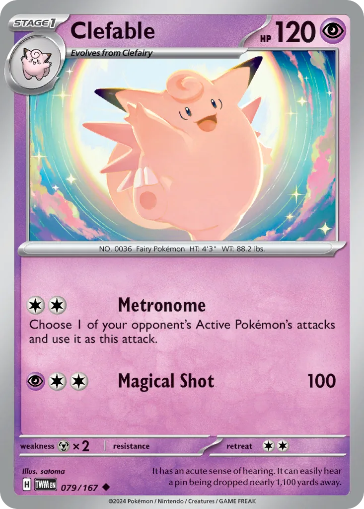 Clefable (TWM 079) – Twilight Masquerade – Normal