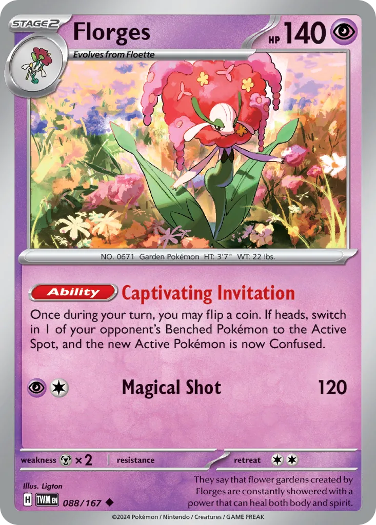 Florges (TWM 088) – Twilight Masquerade – Normal