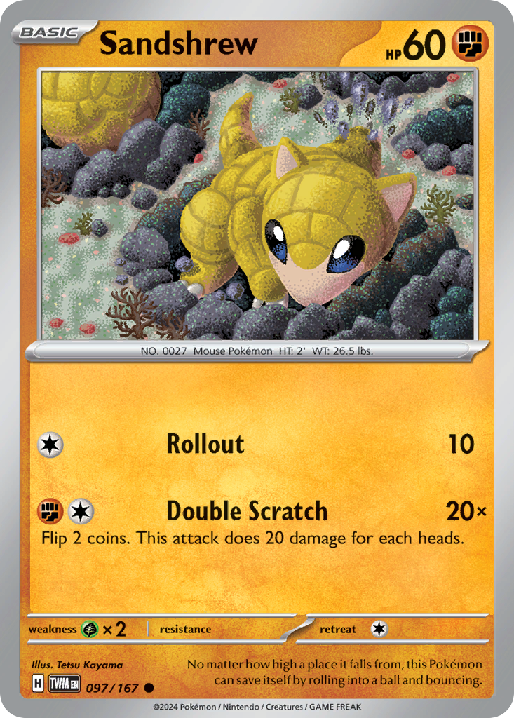 Sandshrew (TWM 097) – Twilight Masquerade – Normal