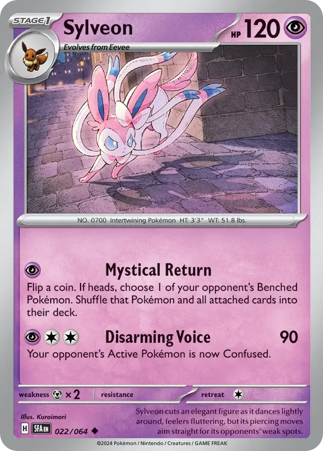 Sylveon (SFA 022) – Shrouded Fable – Normal