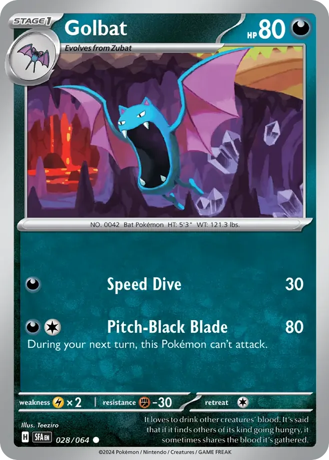 Golbat (SFA 028) – Shrouded Fable – Normal
