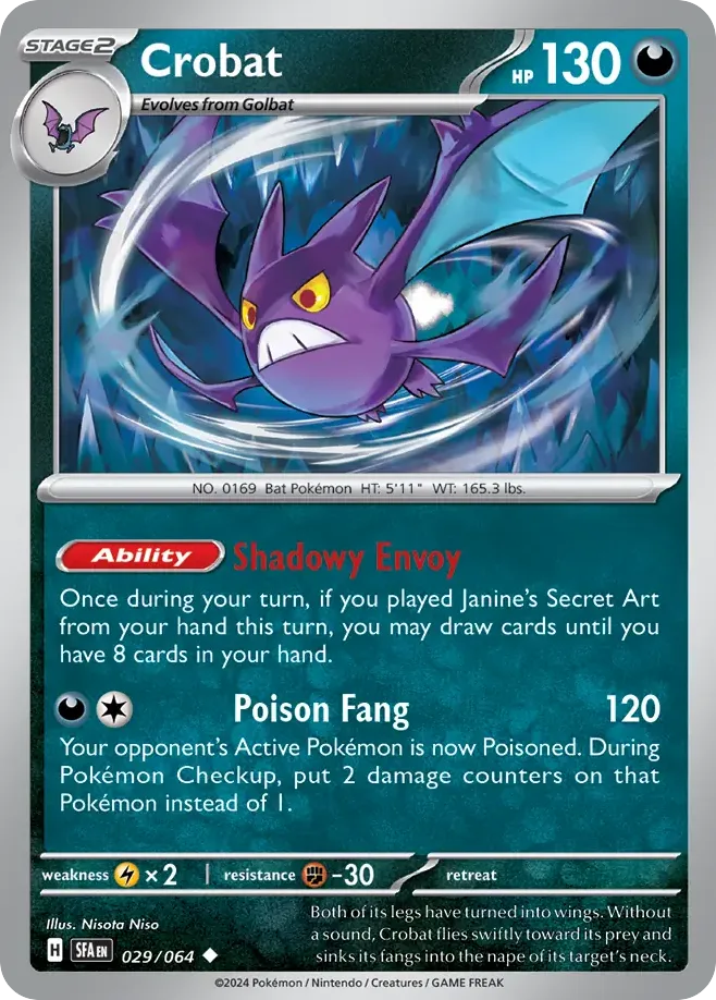 Crobat (SFA 029) – Shrouded Fable – Normal