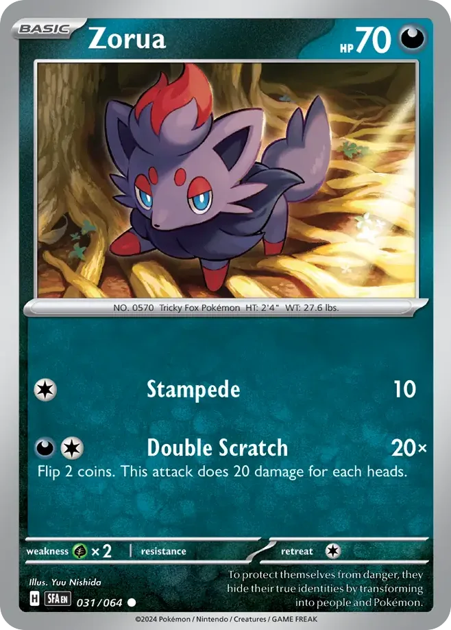 Zorua (SFA 031) – Shrouded Fable – Normal