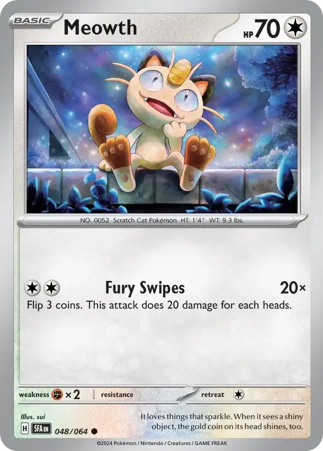Meowth (SFA 048) – Shrouded Fable – Normal
