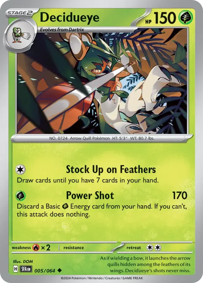 Decidueye (SFA 005) – Shrouded Fable – Normal