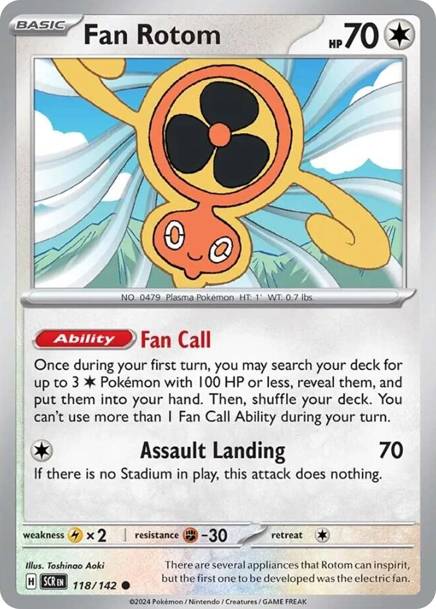 Fan Rotom (SCR 118) – Stellar Crown – Normal