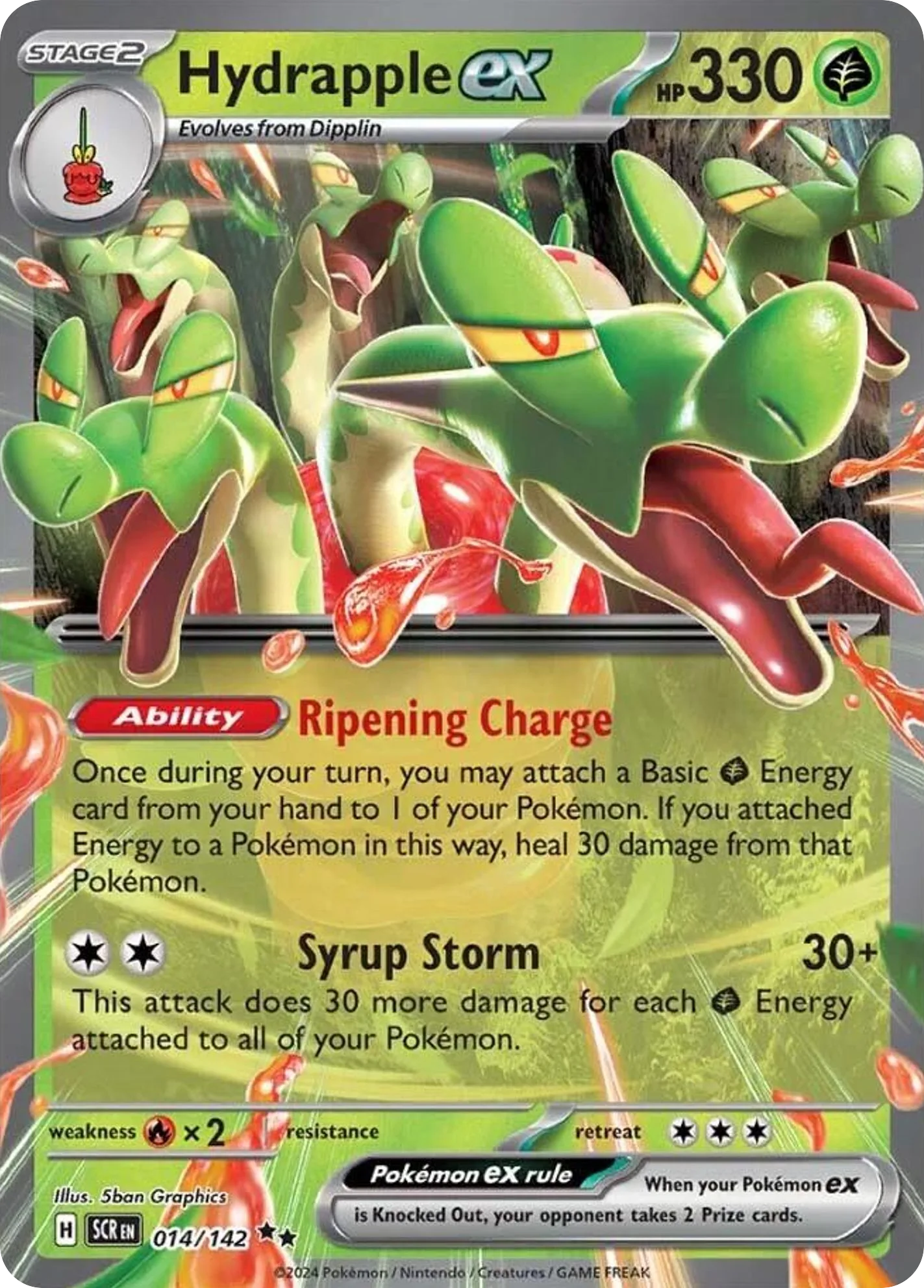 Hydrapple ex (SCR 014) – Stellar Crown – Normal