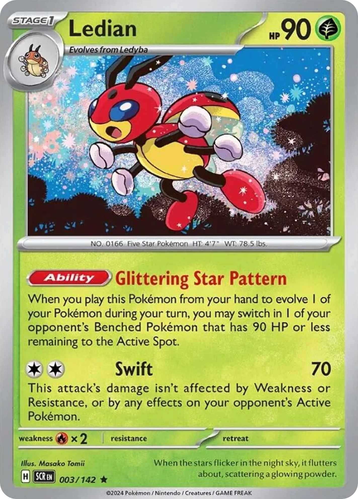 Ledian - HOLO (SCR 003) – Stellar Crown – Normal