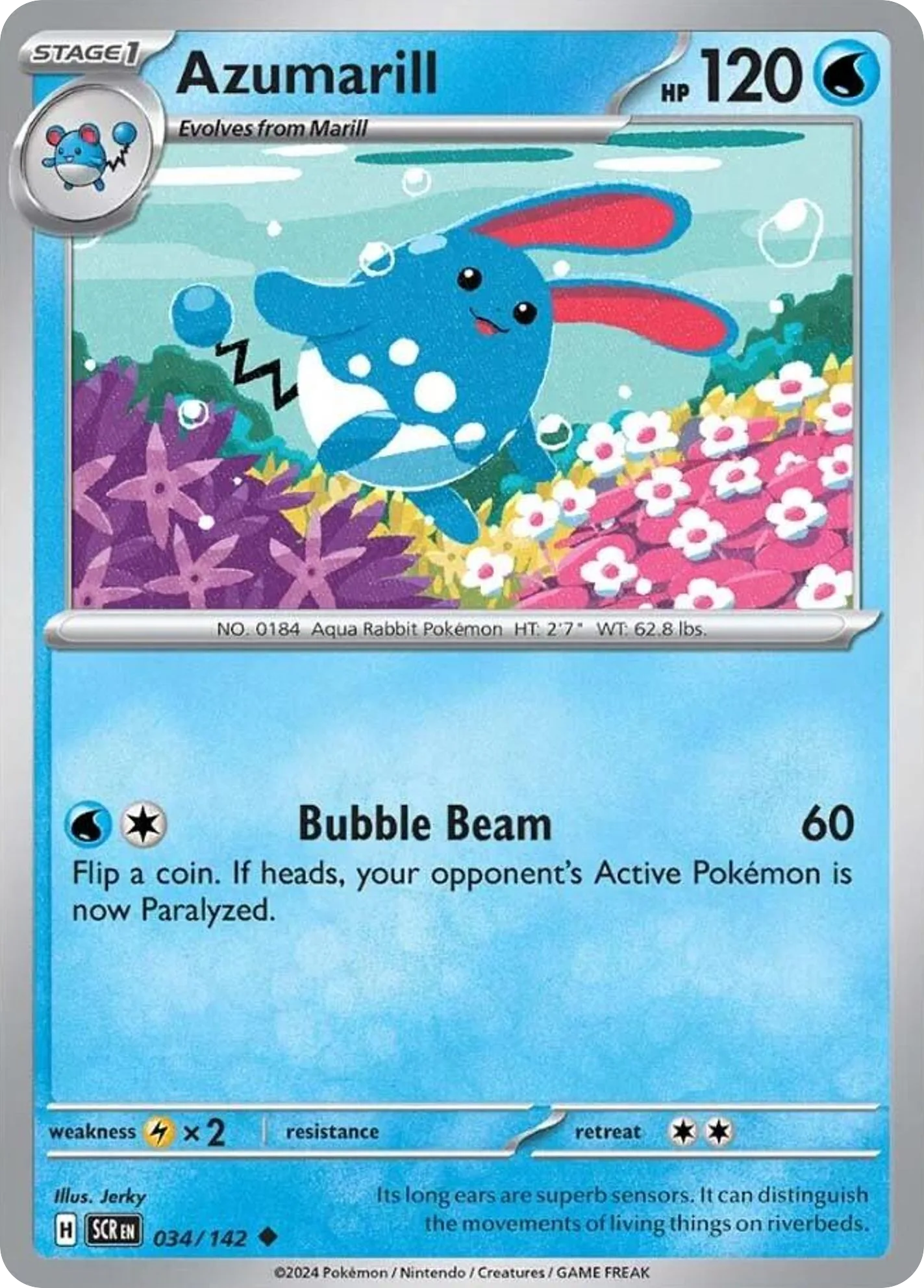 Azumarill (SCR 034) – Stellar Crown – Normal