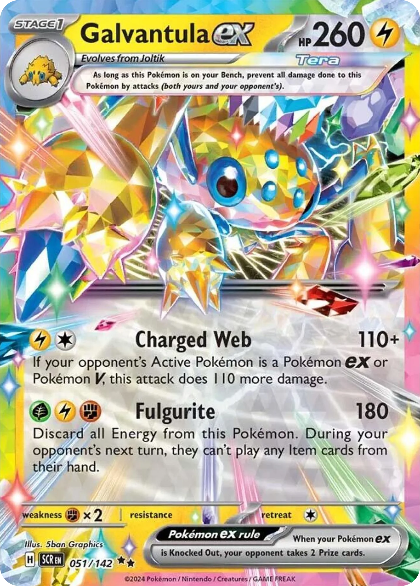 Galvantula ex (SCR 051) – Stellar Crown – Normal