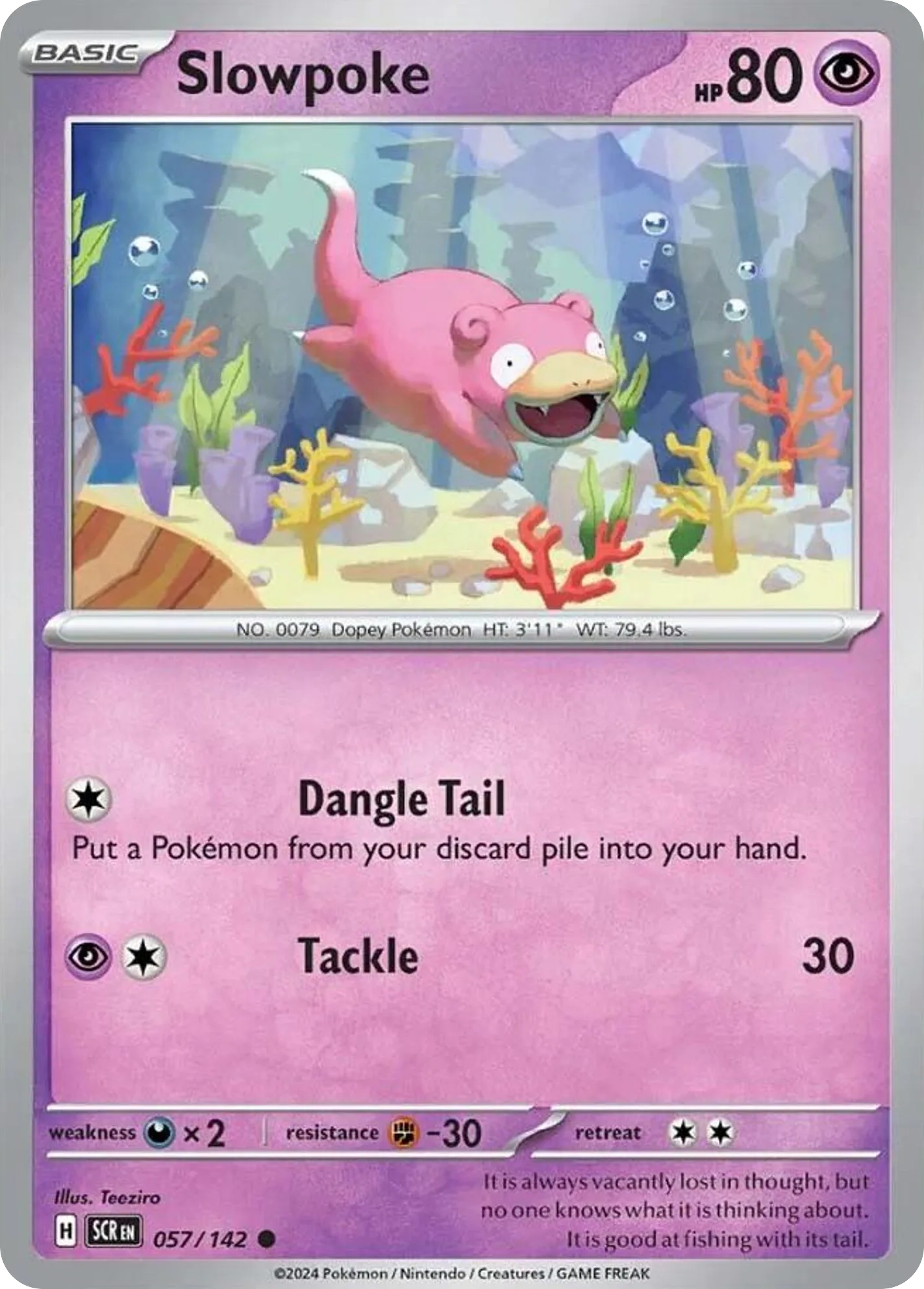 Slowpoke (SCR 057) – Stellar Crown – Normal